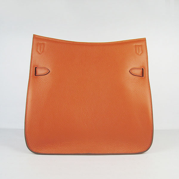 Replica Hermes Jypsiere Fjord Leather Messenger Bag Orange H6508 - 1:1 Copy - Click Image to Close